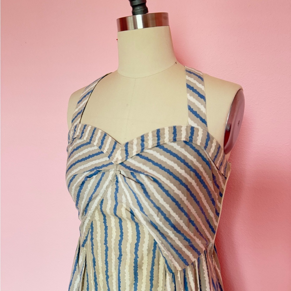 Free People Spring Striped Dress With Pockets